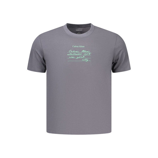 Calvin Klein Gray Cotton T-Shirt