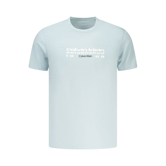Calvin Klein Blue Cotton T-Shirt