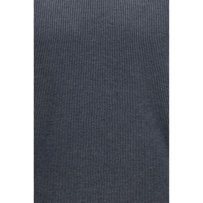 Brunello Cucinelli Gray Cotton Shirt
