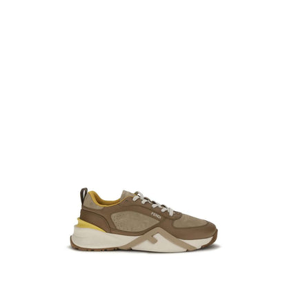 Fendi Multicolor Calf Leather Bos Taurus Athletic Sneakers