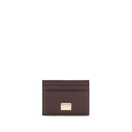 Dolce & Gabbana Brown Calf Leather Bos Taurus Wallet