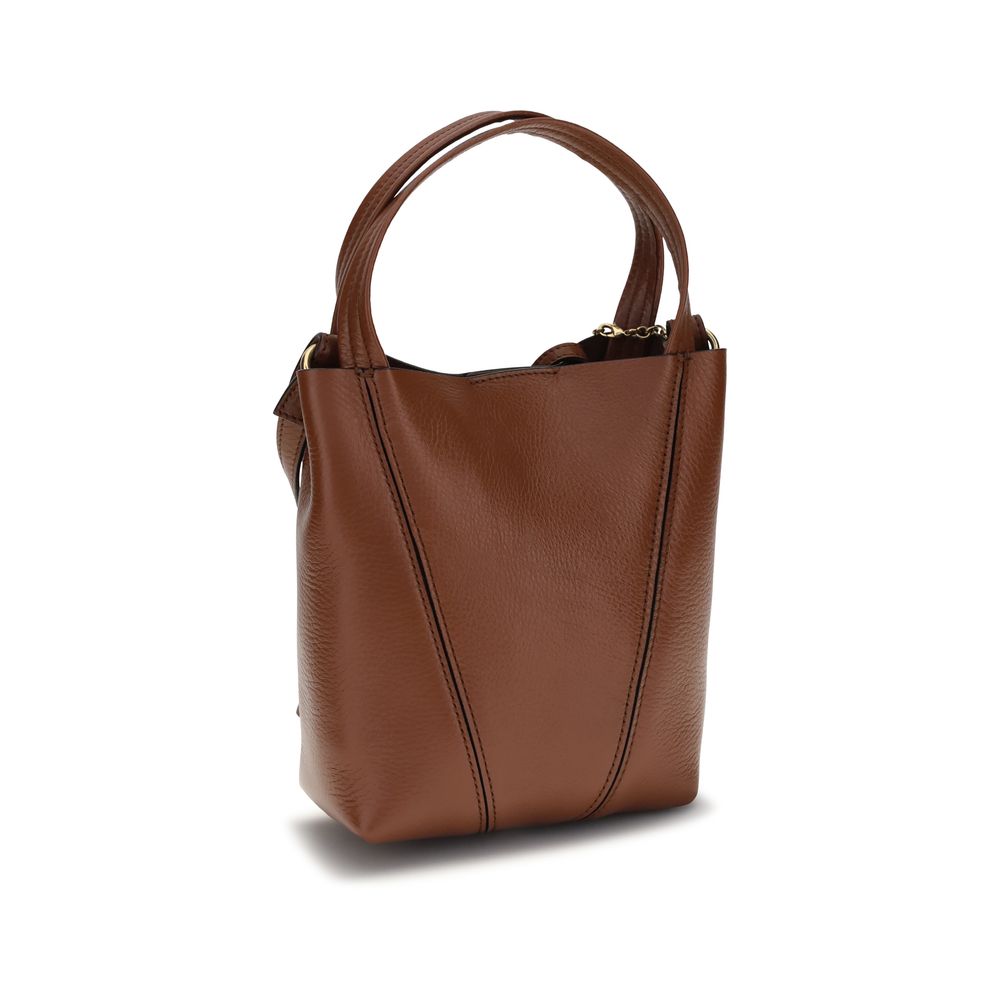 Chloé Brown Calf Leather Bos Taurus Shoulder Bag