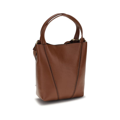 Chloé Brown Calf Leather Bos Taurus Shoulder Bag