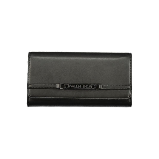 Valentino Black Polyurethane Women's Wallet