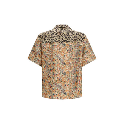 Valentino Multicolor Silk Pattern Shirt