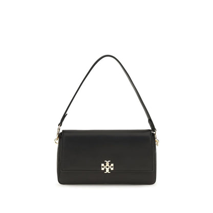 Tory Burch Black Calf Leather Bos Taurus Shoulder Bag