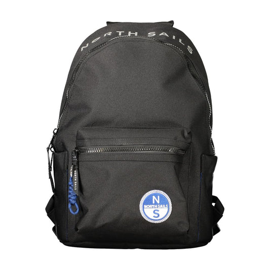 North Sails Nero Polyester Uomo Backpack with Versatile Design