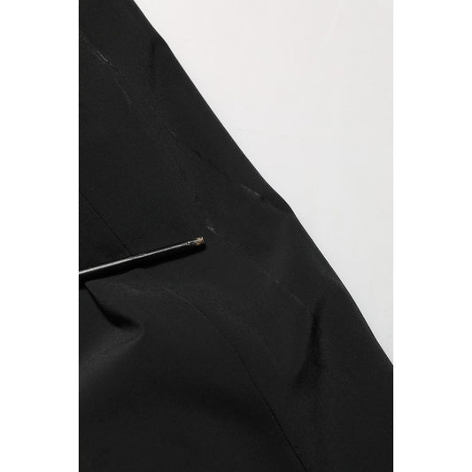 Dolce & Gabbana Black Single Breasted One Button Coat Blazer
