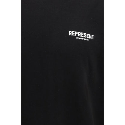 Represent Black Cotton Sweatshirt