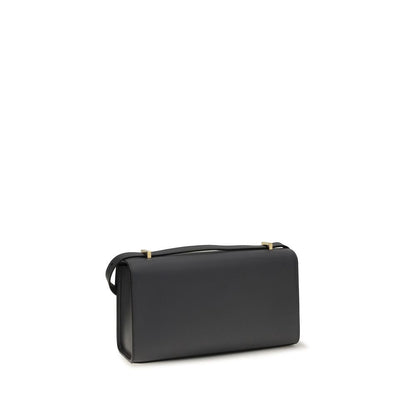 Savette Gray Calf Leather Bos Taurus Shoulder Bag