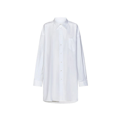 Maison Margiela White Cotton Dress Shirt