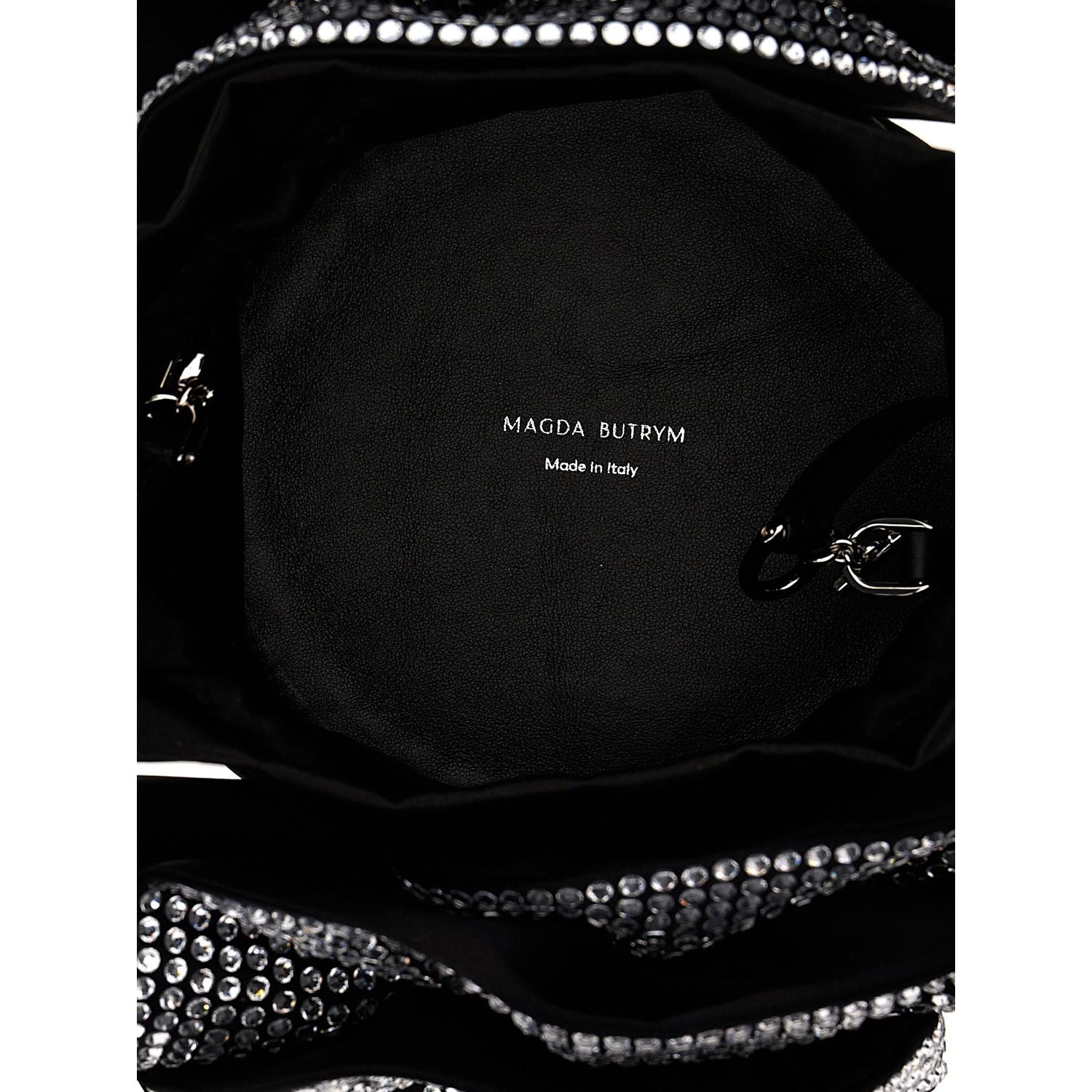 Magda Butrym Black Viscose Crossbody Bag
