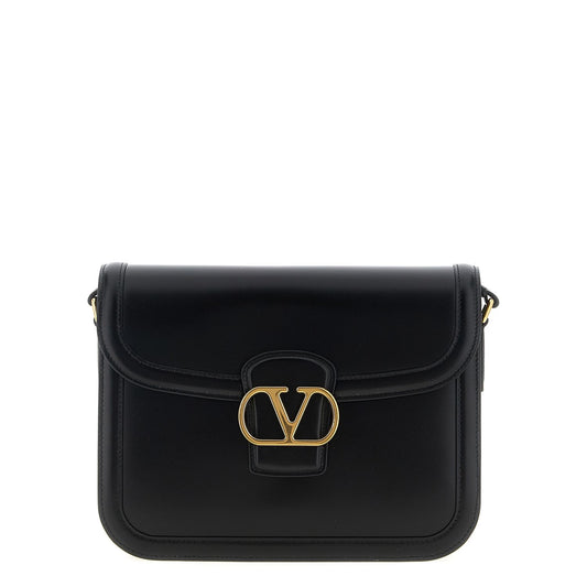 Valentino Garavani Black Calfskin Shoulder Bag