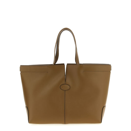 Tod's Bicolor Calfskin Tote Bag