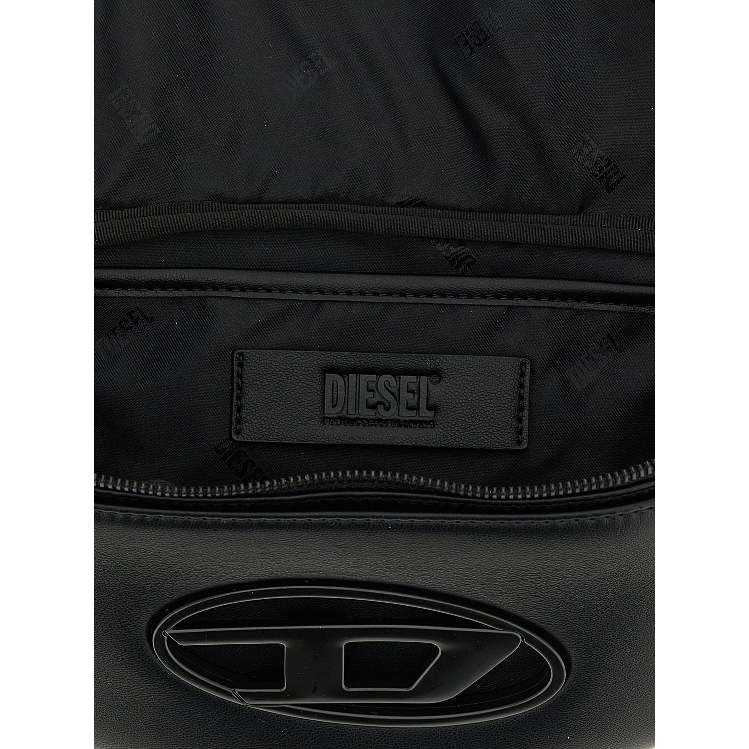 Diesel Black Polyethylene Crossbody Bag