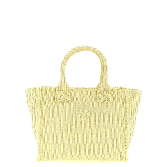 PINKO Bicolor Polypropylene Tote Bag