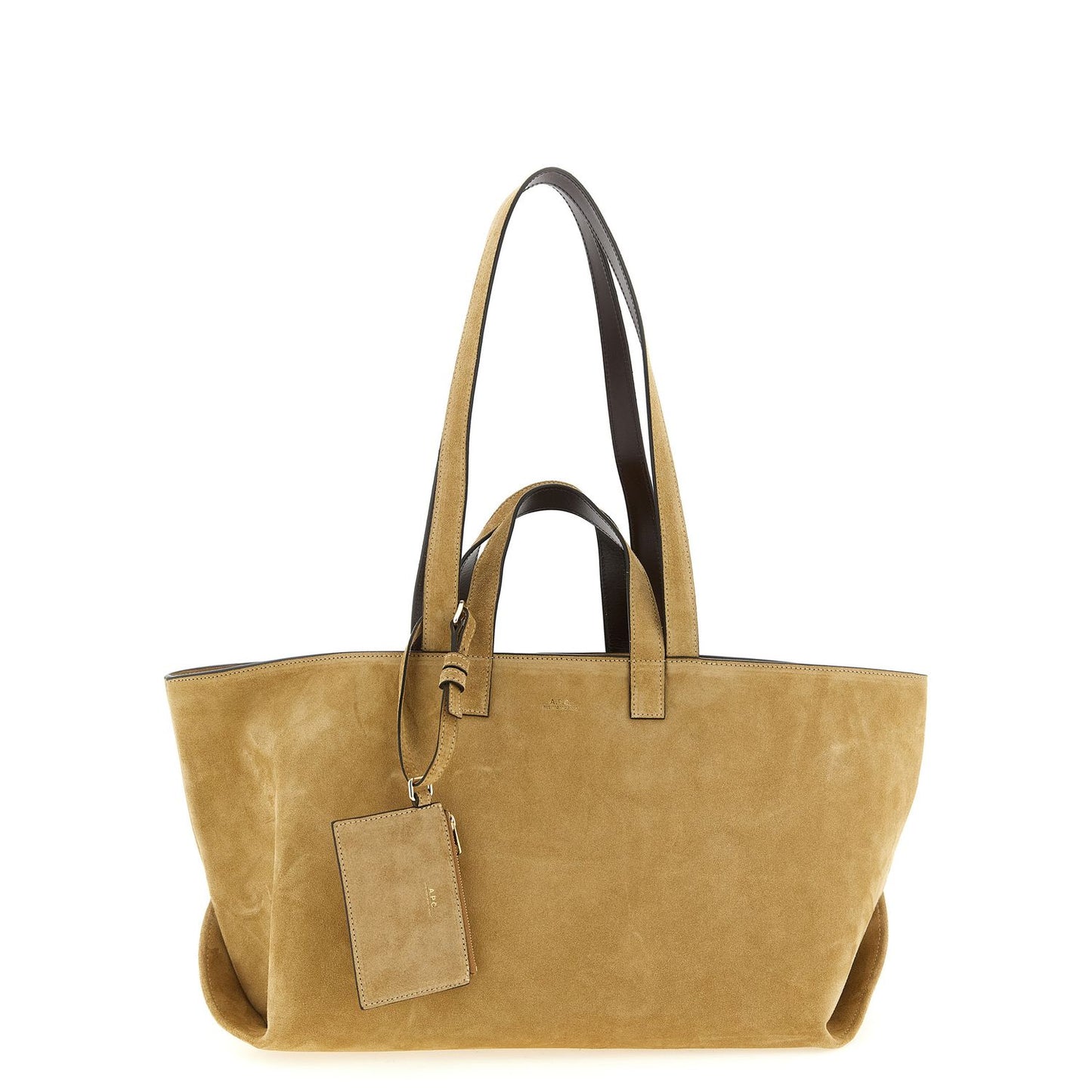 A.P.C. Brown Cowhide Tote Bag