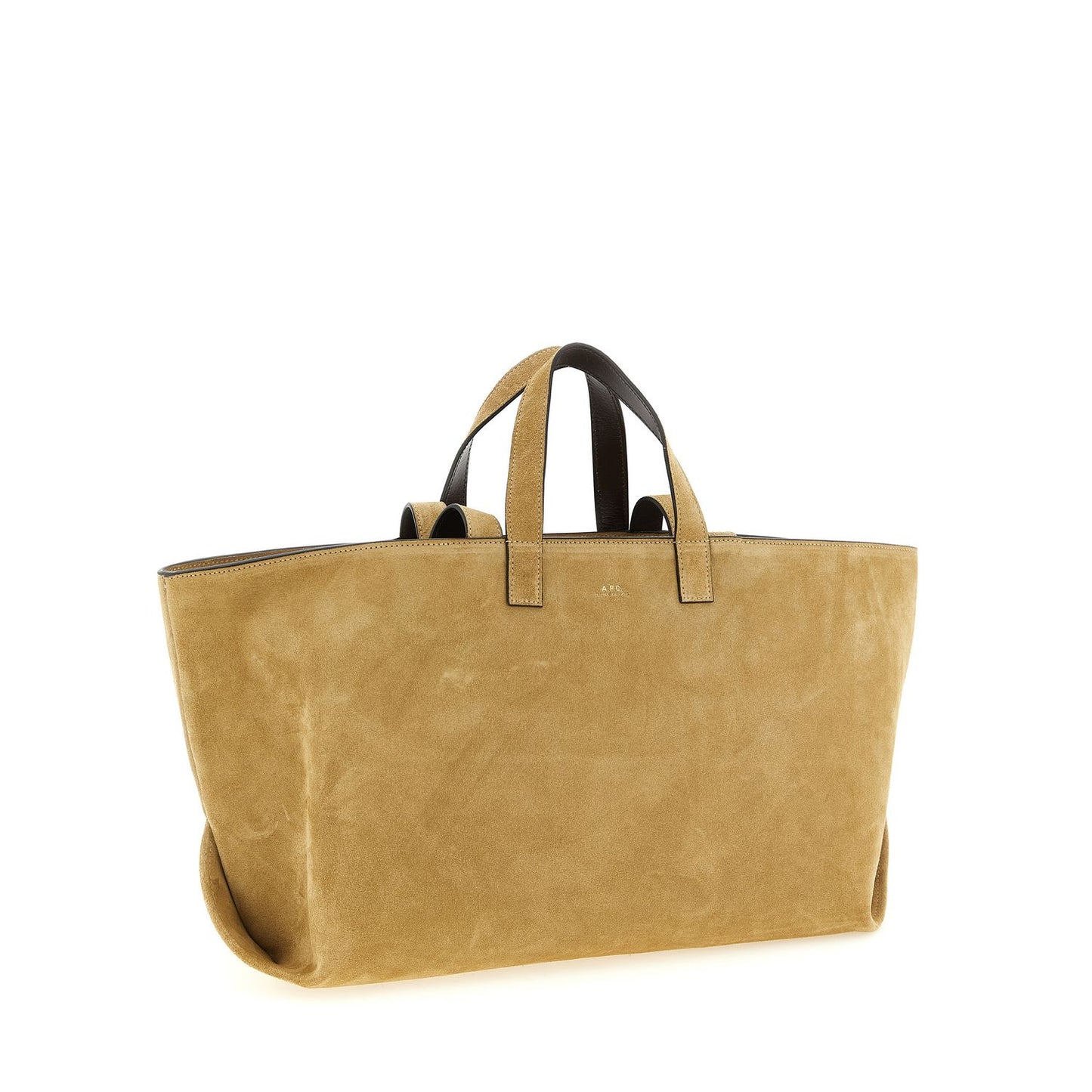 A.P.C. Brown Cowhide Tote Bag