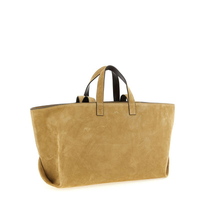 A.P.C. Brown Cowhide Tote Bag