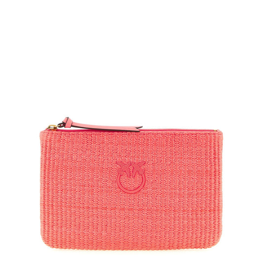 PINKO Fuchsia Polypropylene Clutch Bag