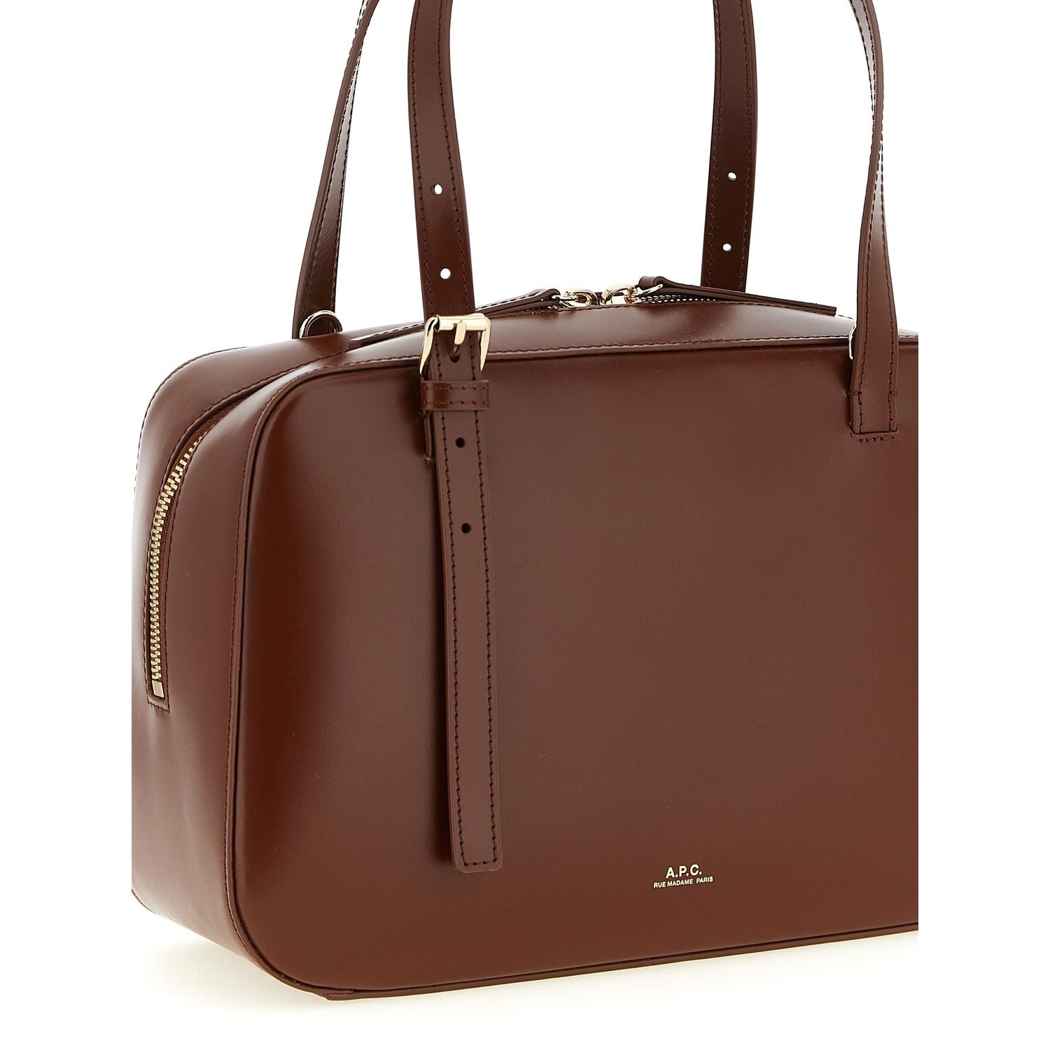 A.P.C. Brown Cowhide Handbag