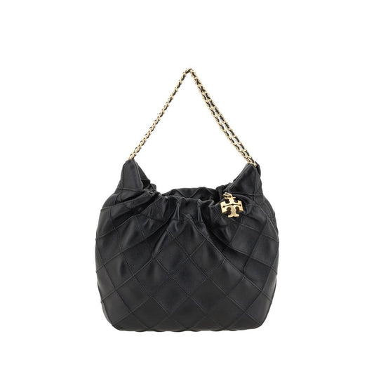 Tory Burch Black Lamb Ovis Aries Aries Shoulder Bag