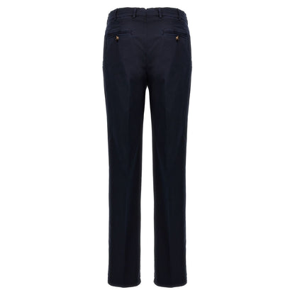 Brunello Cucinelli Blue Cotton Casual Pants
