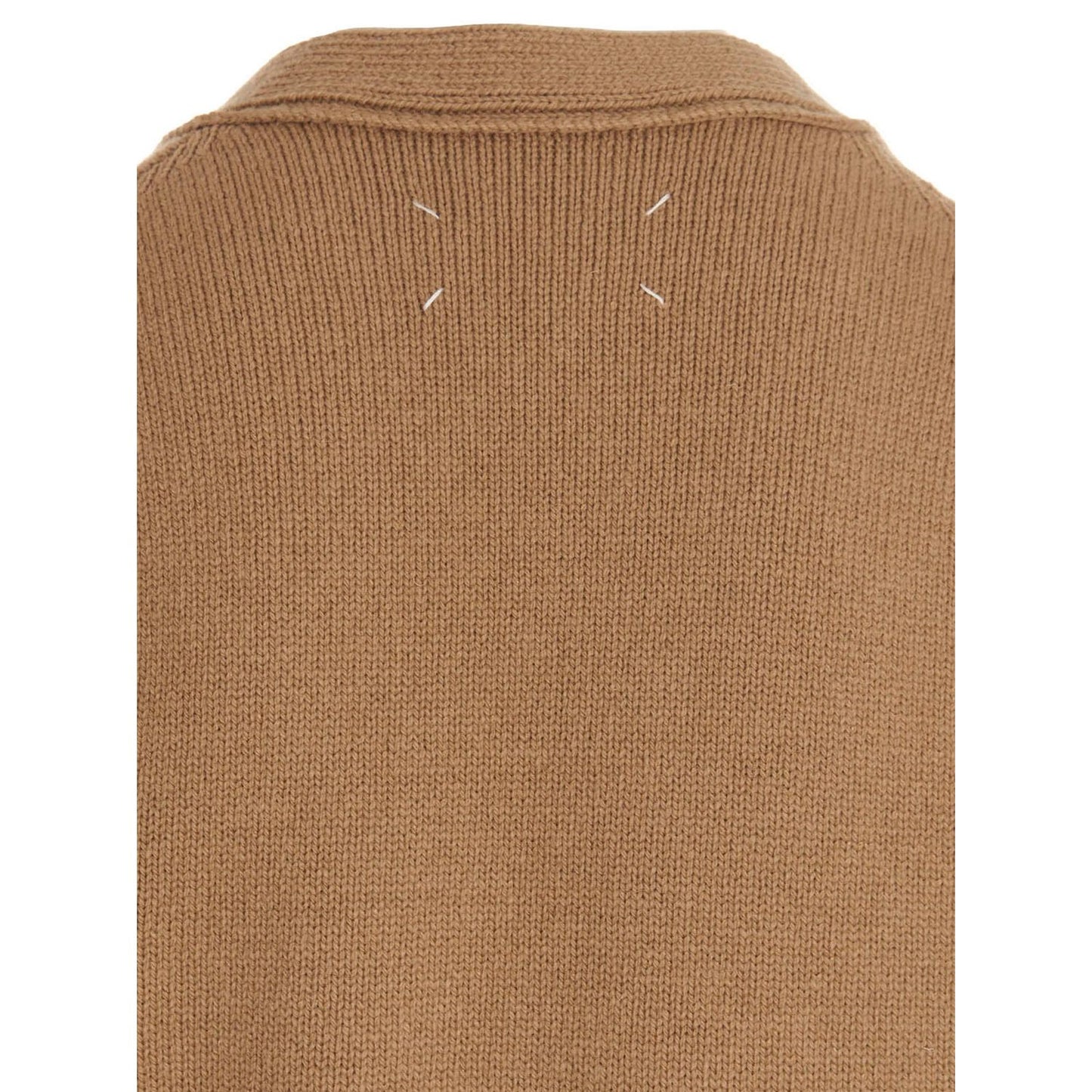 Maison Margiela Beige Wool Cardigan