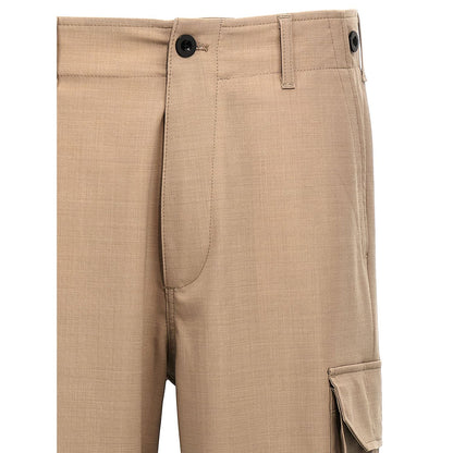 Department 5 Beige Polyester Cargo Pants