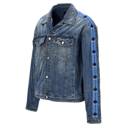 Dsquared² Blue Cotton Denim Jacket