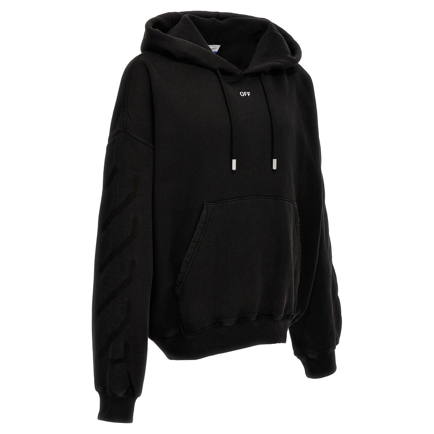 Off-White Gray Cotton Sweatshirt