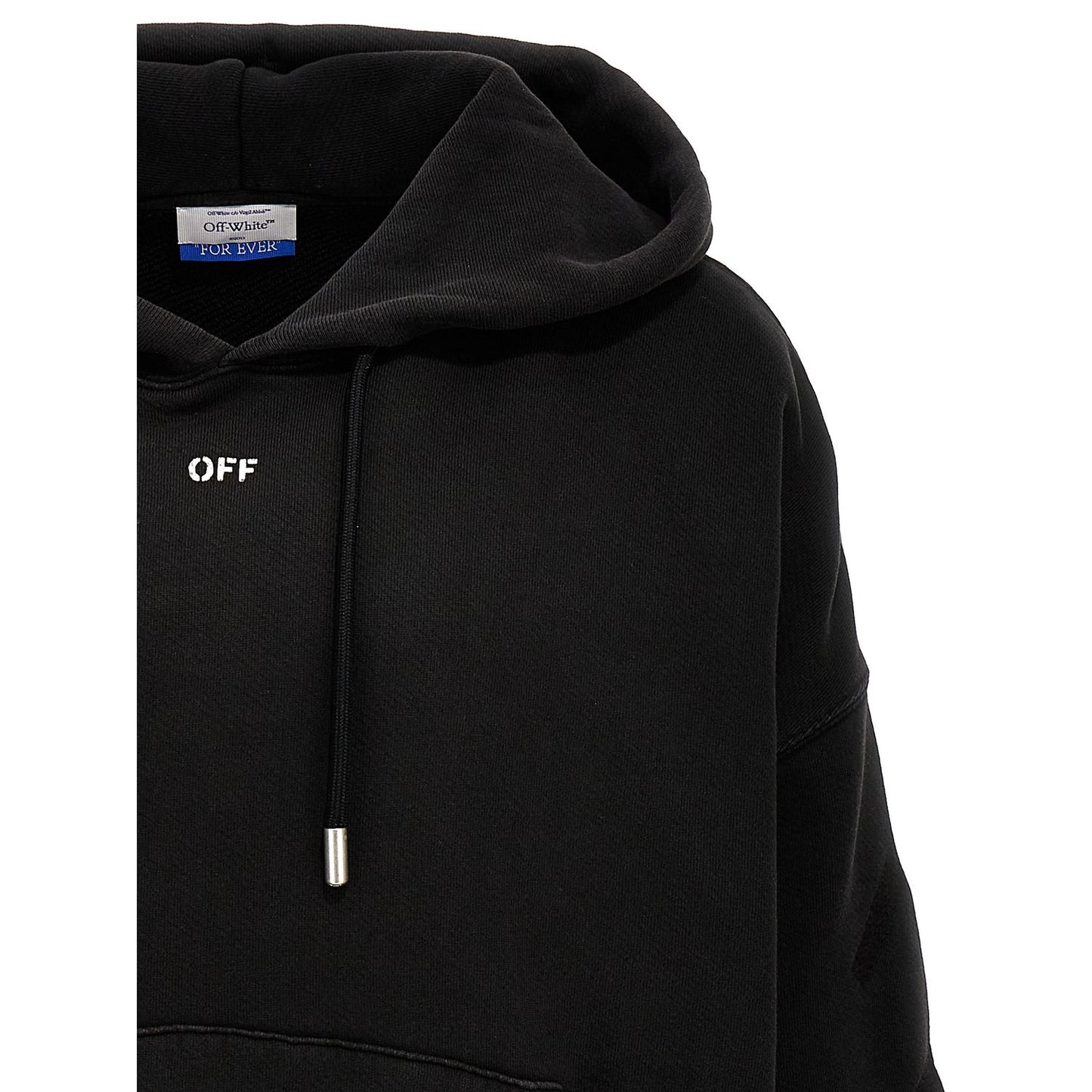 Off-White Gray Cotton Sweatshirt