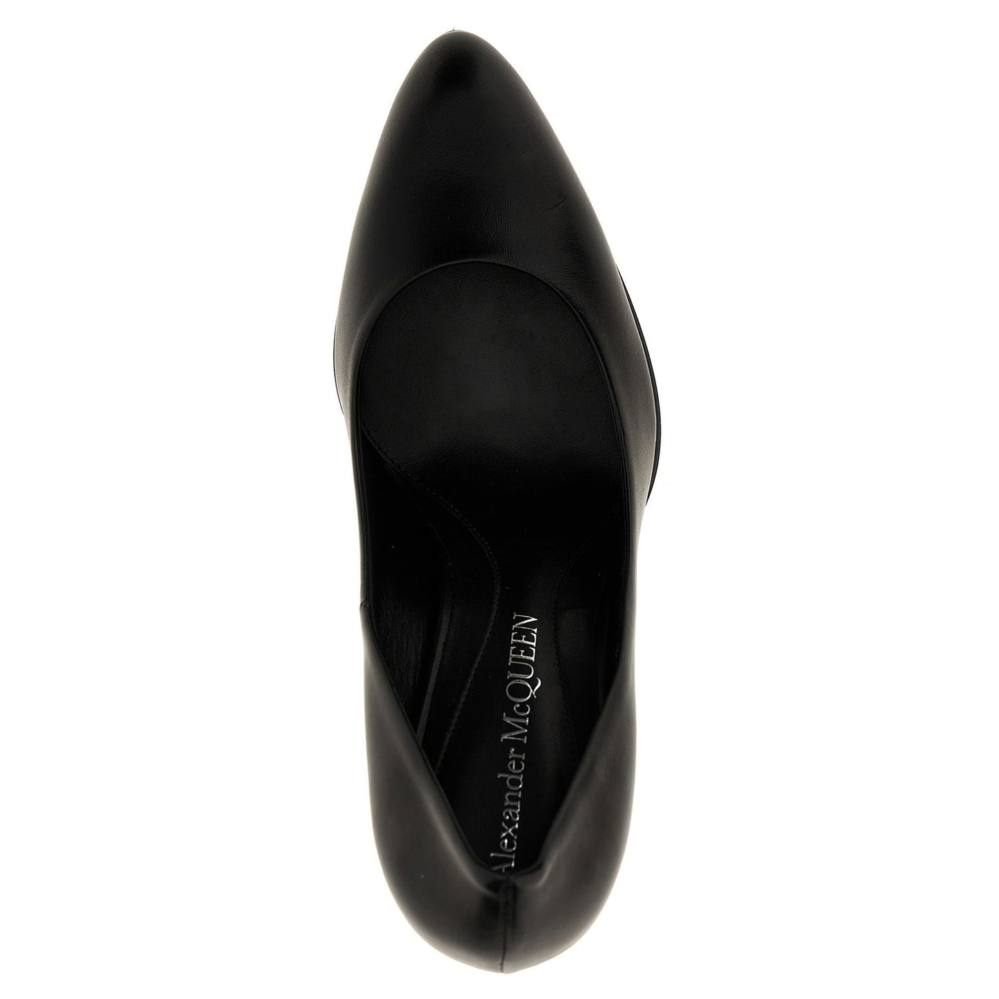 Alexander McQueen Black Lambskin High Heel Pumps