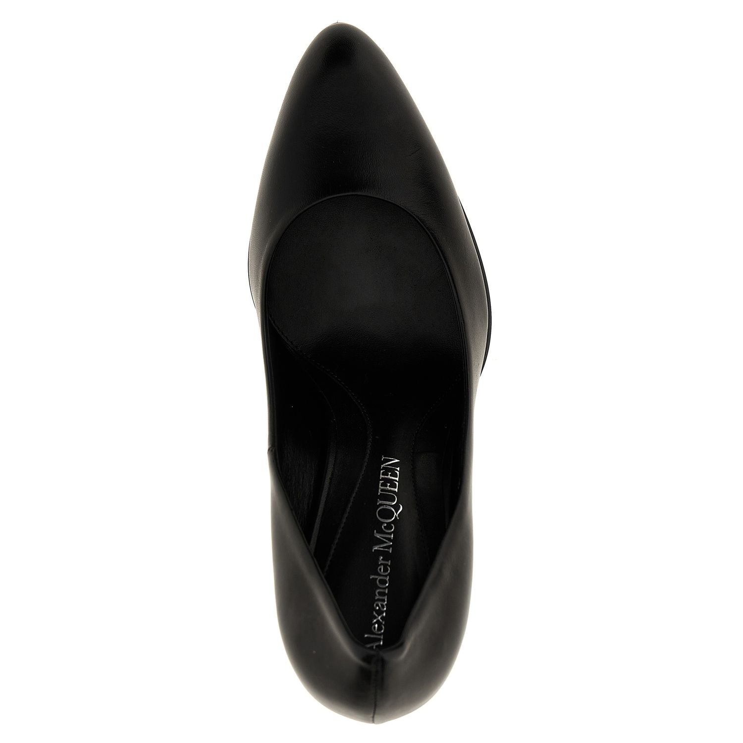 Alexander McQueen Black Lambskin High Heel Pumps