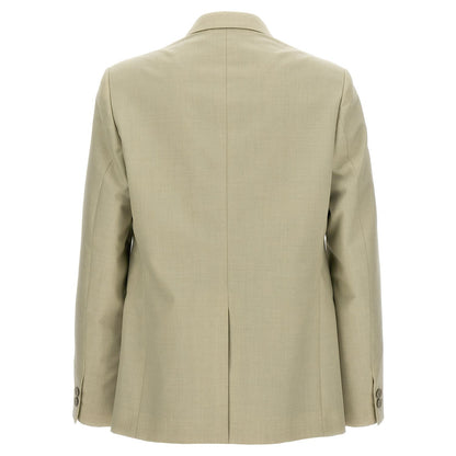Fendi Beige Virgin Wool Blazer