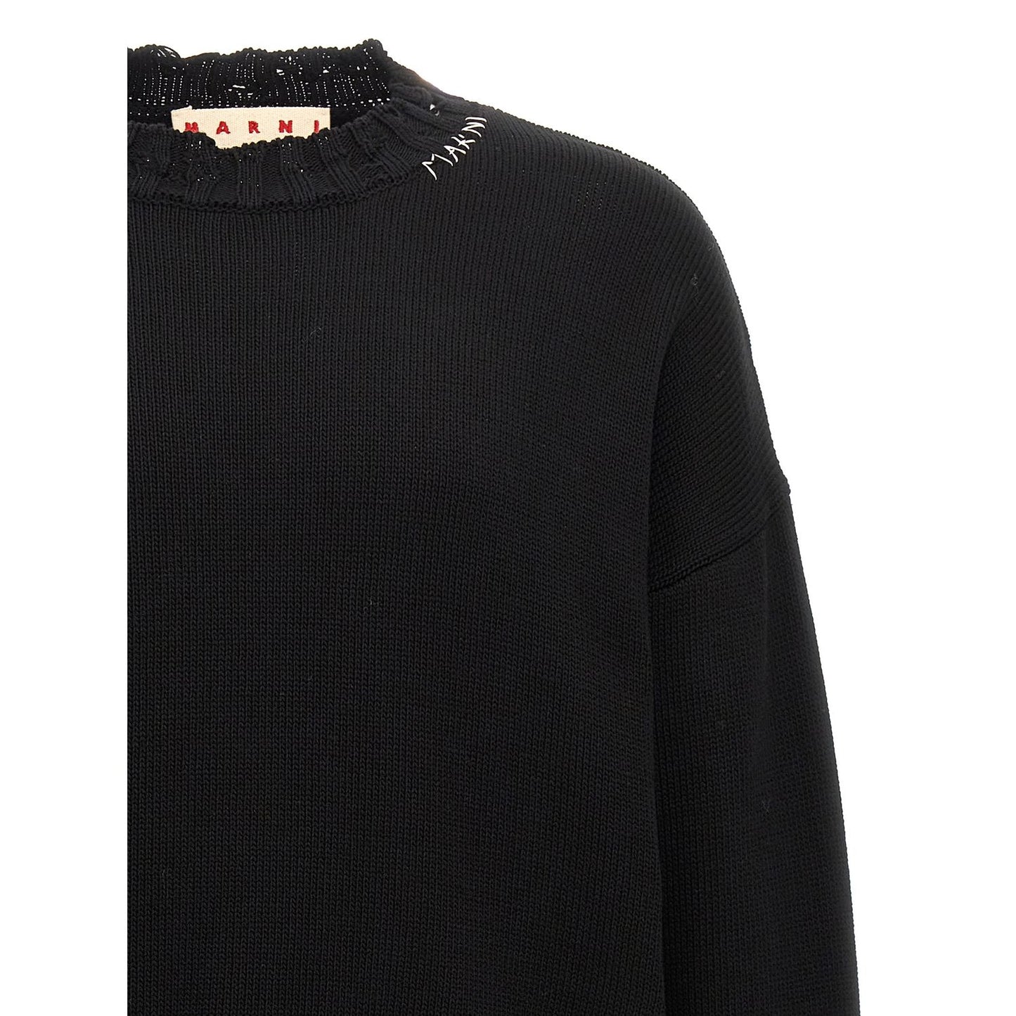 Marni Black Cotton Cardigan