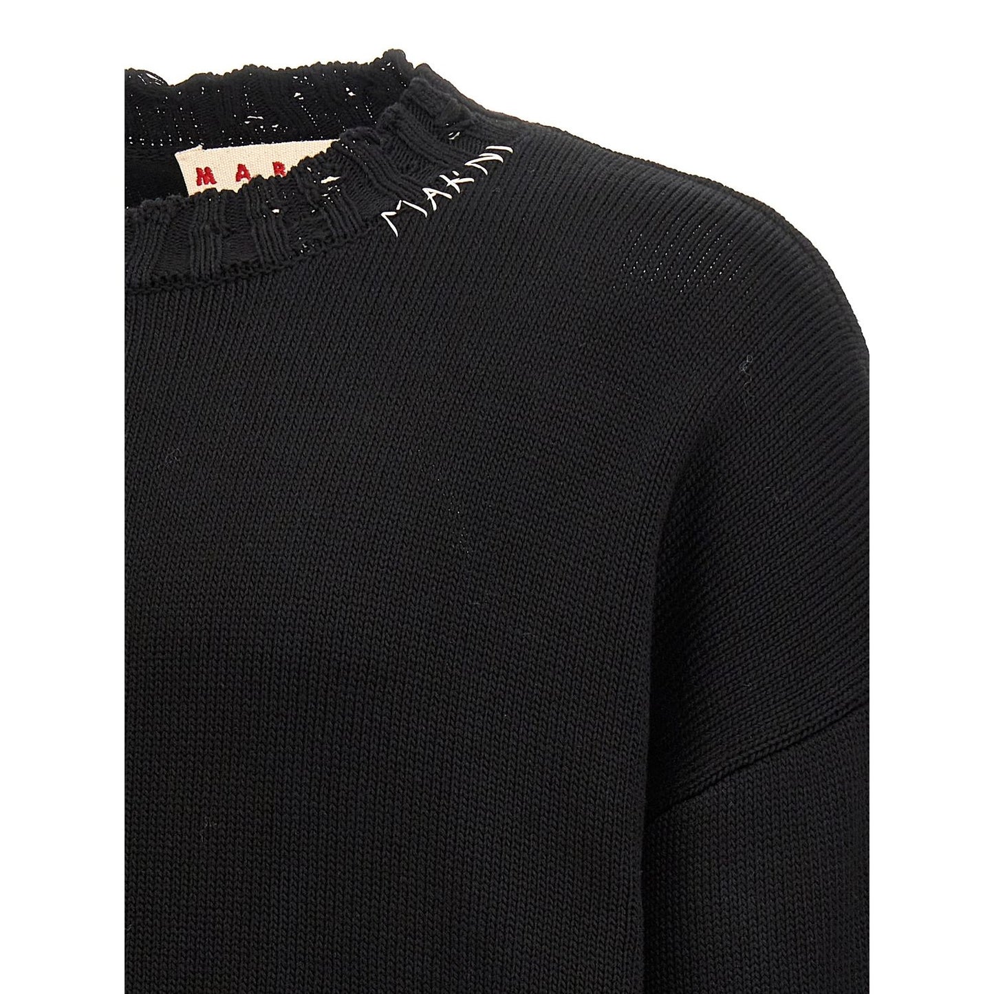 Marni Black Cotton Cardigan