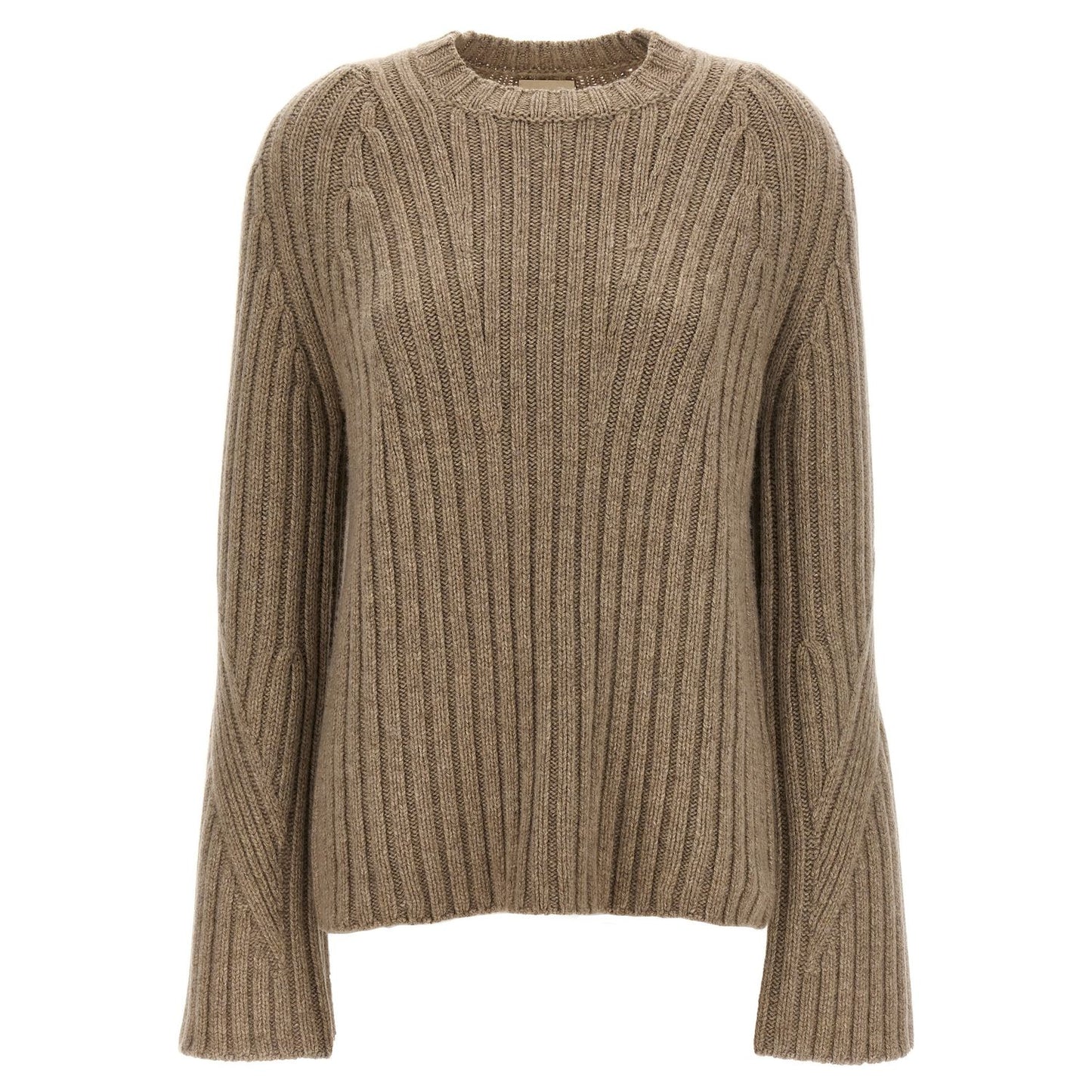 Khaite Beige Cashmere Cardigan
