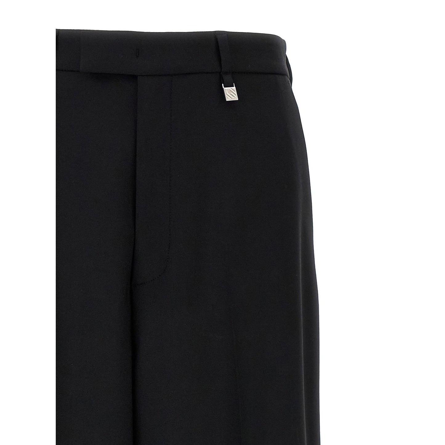 Giuseppe Di Morabito Black Virgin Wool Casual Pants