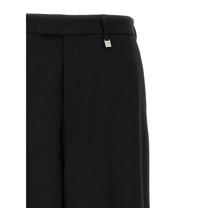 Giuseppe Di Morabito Black Virgin Wool Casual Pants