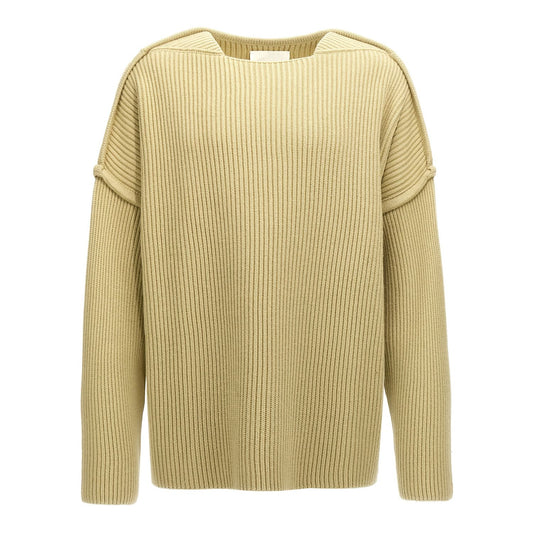 Jil Sander Bicolor Wool Cardigan