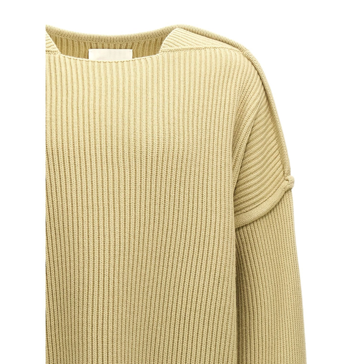 Jil Sander Bicolor Wool Cardigan