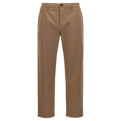 Department 5 Brown Cotton Casual Pants