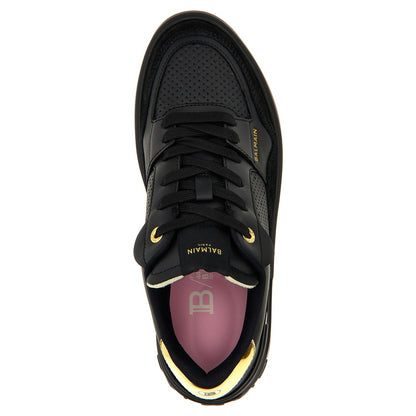 Balmain Black Calfskin Sneakers