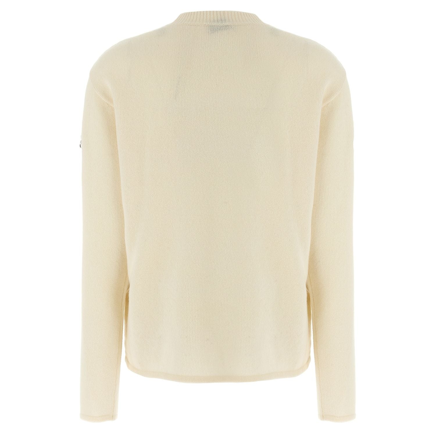 MONCLER GENIUS White Wool Cardigan