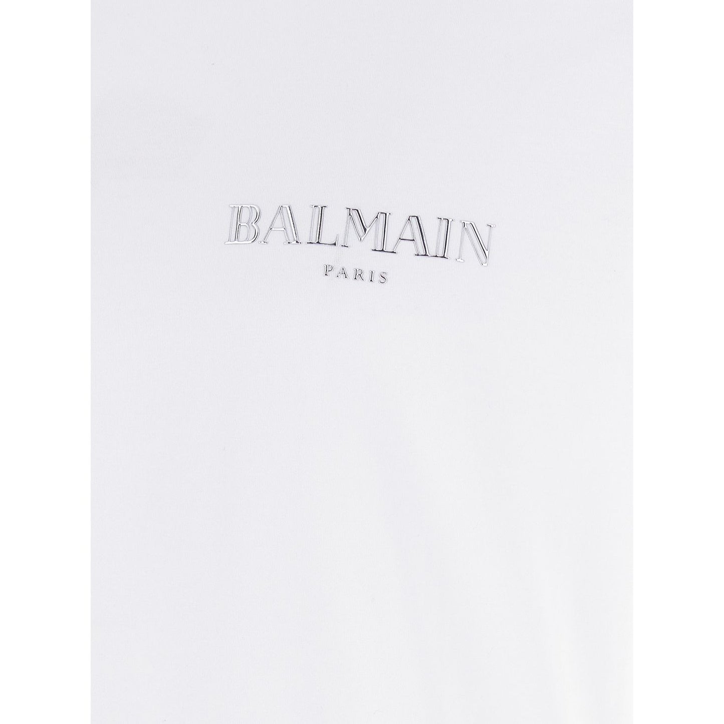 Balmain White Organic Cotton T-Shirt