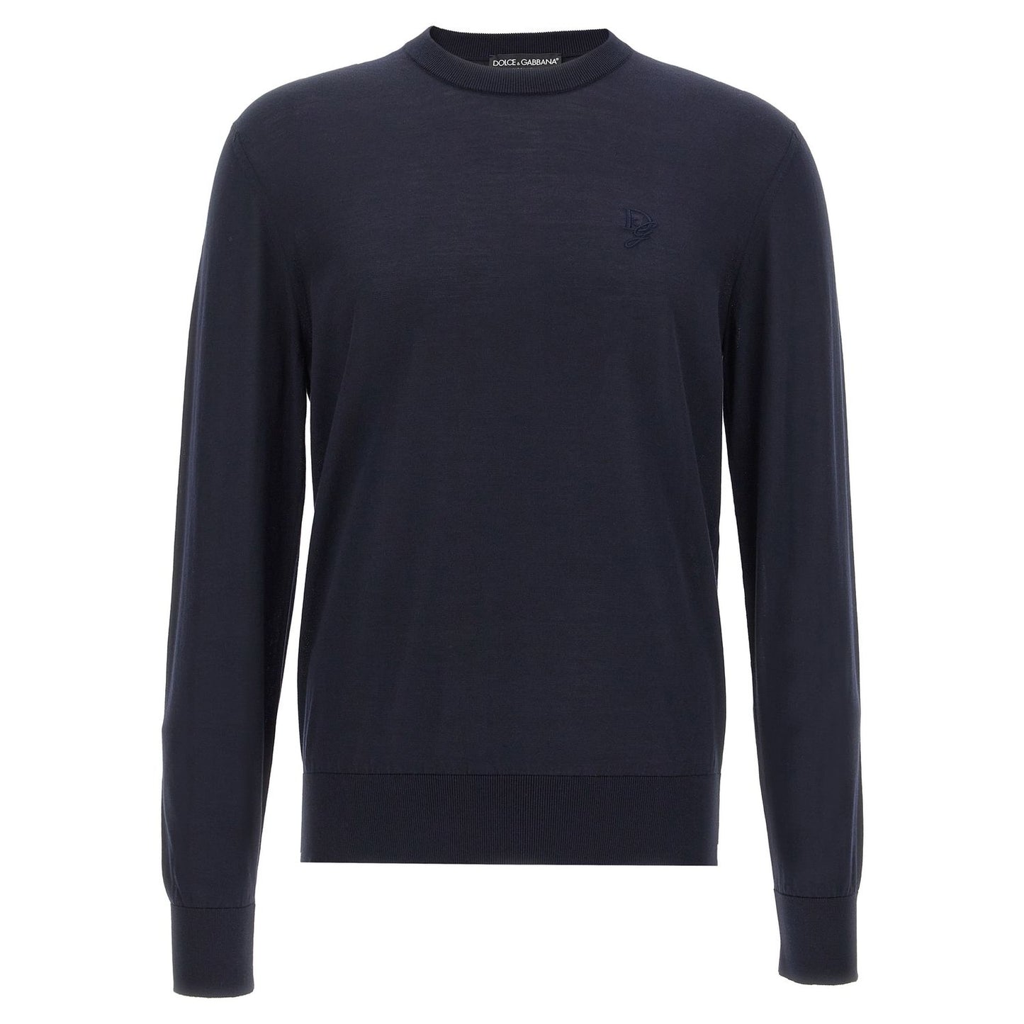 Dolce & Gabbana Blue Silk Cardigan