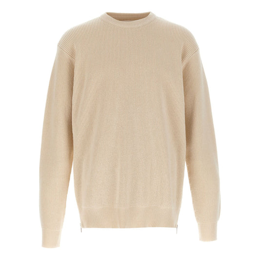Jil Sander Beige Cotton Cardigan