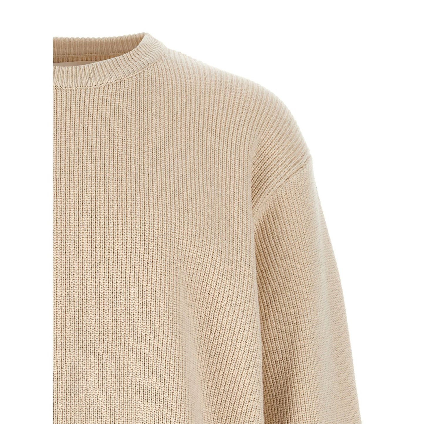 Jil Sander Beige Cotton Cardigan