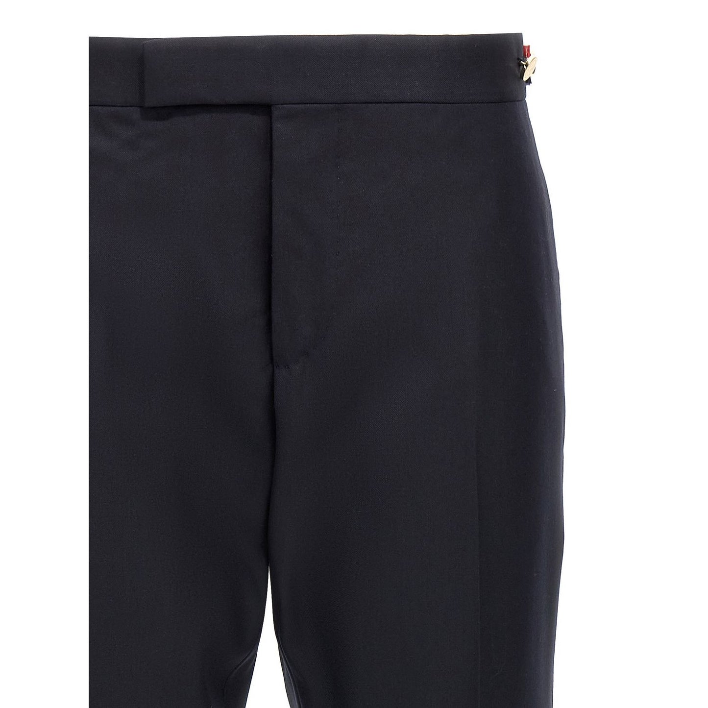 Thom Browne Blue Wool Casual Pants